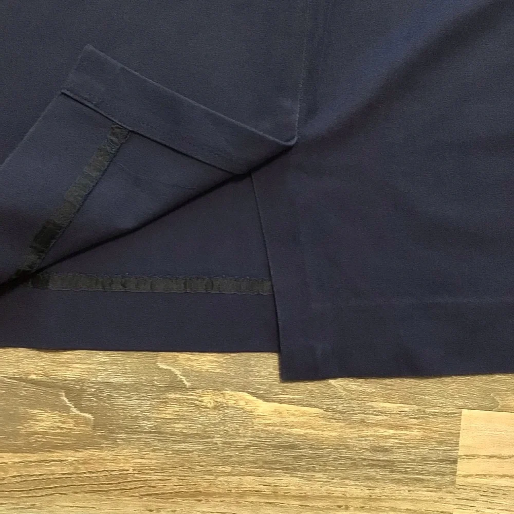 Banana Republic Blue Twill Straight Skirt 4